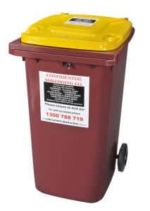 Confidential Shredding Co Lockable Bin