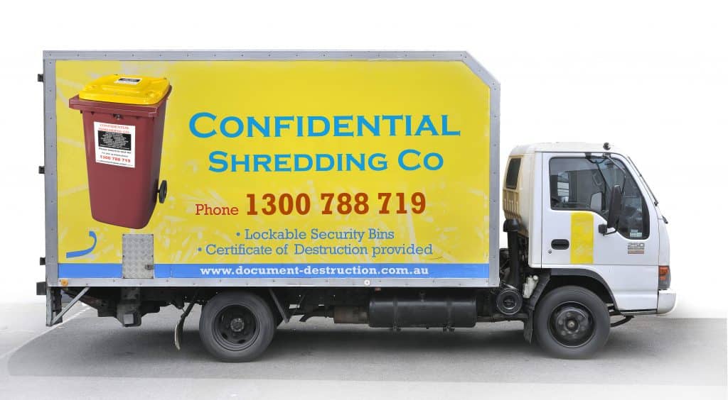 Confidential Shredding Co Truck